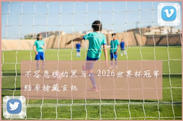 不容忽视的黑马，2026世界杯冠军赔率榜藏玄机